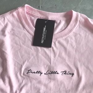 Pretty little thing pink tshirt
